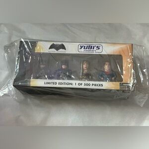 Batman Superman Wonder Women Figure Set Yubi’s Figurines DC Comics NIP 1 of 500